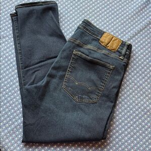 American Eagle Outfitters Athletic Dark Blue Denim Jeans sz 34x30